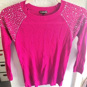 Sweater size s brand express color pink
